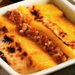 Polenta con carne alla piemontese