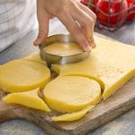 Polenta di ceci al formaggio