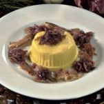 Polenta in forma con radicchio