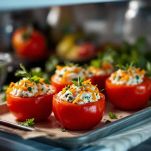 Pomodori ripieni di tonno pronti