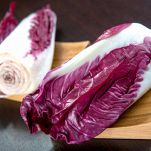 Risotto con radicchio e carciofi
