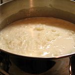 Risotto con radicchio e carciofi