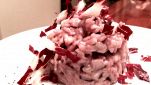 Risotto con carciofi e radicchio