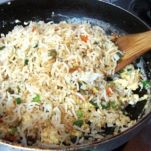 Risotto con sogliole e champagne