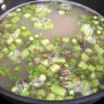 Risotto giallo ai formaggi con asparagi