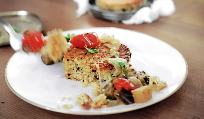 Torta fredda di melanzane