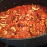 Batuffoli di mais al sugo di funghi