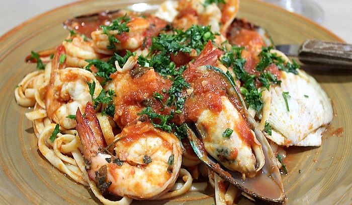 Bavette ai frutti di mare