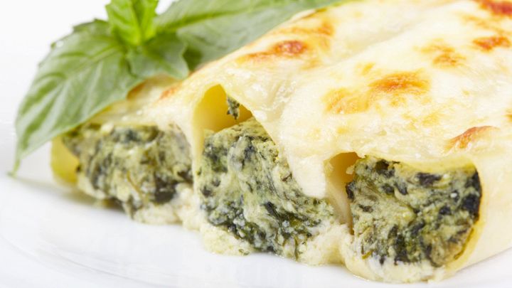 Ricetta Cannelloni ricotta e spinaci