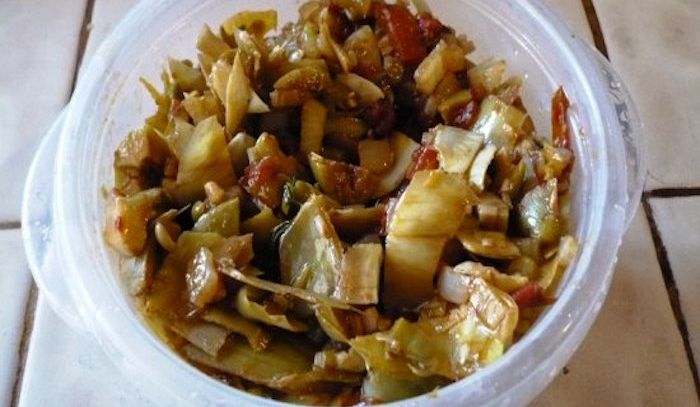 Caponata di carciofi