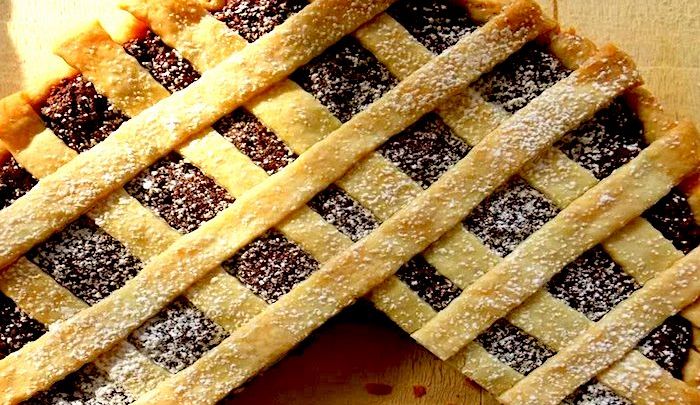 Crostata con ricotta e cioccolato