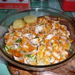 Eglefino affumicato alla lionese