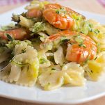 Farfalle verdi e rosa