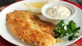 Pesce panato con salsa tartara