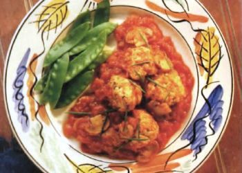 Polpette di hoki in salsa di pomodoro