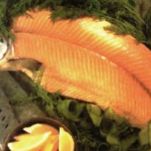 Salmone intero cotto