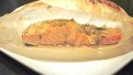 Salmone intero cotto