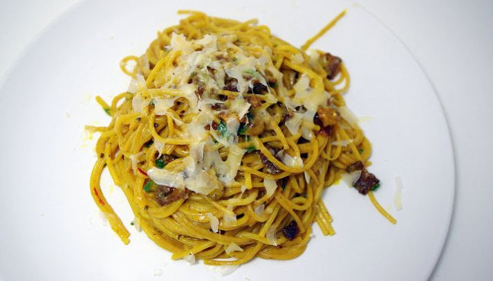 Spaghetti allo zafferano