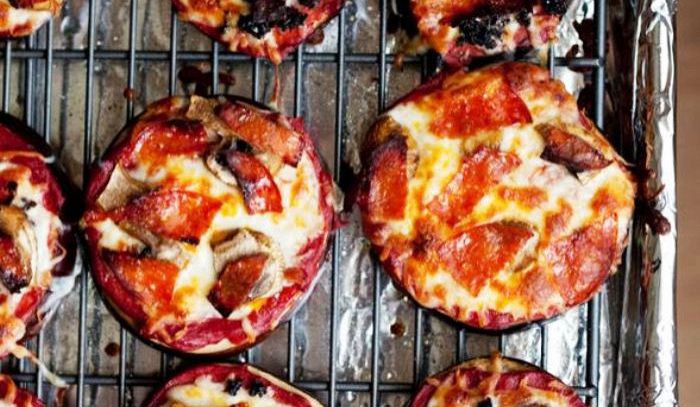 Melanzane a pizza