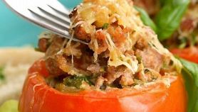 Pomodori ripieni con pancetta