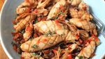 Calamaretti e seppioline ai peperoni