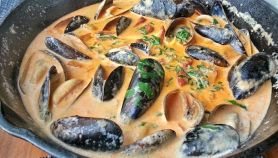 Cozze con la panna