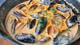 Cozze con la panna