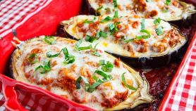 Melanzane ripiene di pasta