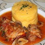 Polenta e coniglio