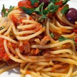 Spaghetti al coniglio