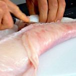 Spaghetti con coda di rospo melanzane e pomodori