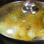 Zuppa di pesce ai carciofi e finocchietto con crostini all&#8217;aglio