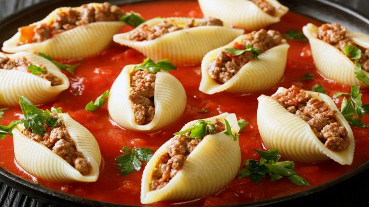 Ricetta Conchiglioni ripieni al forno con carne e besciamella