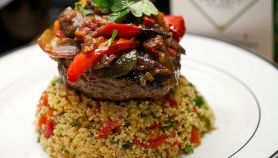 Couscous con agnello, manzo e ortaggi