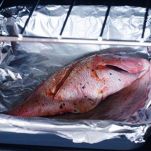 Dentice arrosto alla ligure