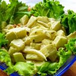 Insalata di mela e mozzarella