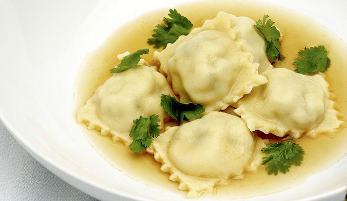 Ravioli con toccu de pexe