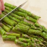 Spinacino di vitello agli asparagi