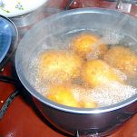 Tortino di spinaci patate e uova