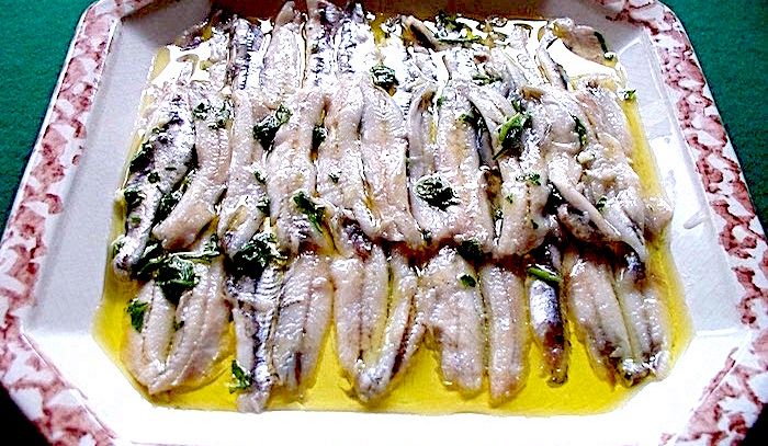 Acciughe al limone