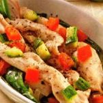 Cappone tiepido marinato