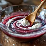 Preparazione ciambella al vino