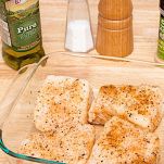 Filetto di branzino in crosta di patate