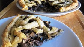 Focaccia con i funghi