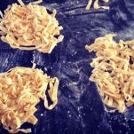 Frittelle di pasta in nido