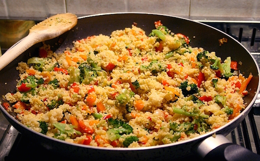 Insalata di semola alle verdure