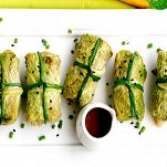 Involtini di cavolo verza con ortaggi