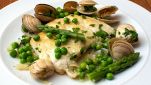 Ricetta pesce San Pietro con asparagi e vongole