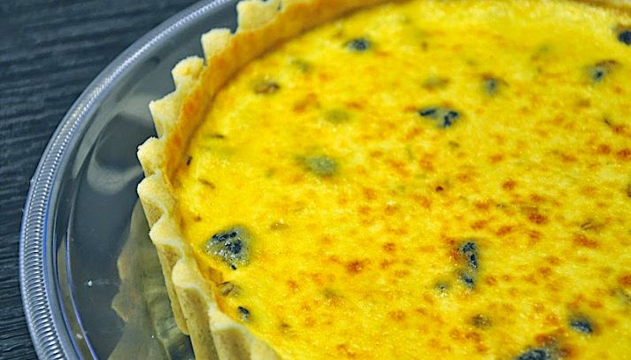 Quiche al caviale