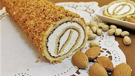 Ricetta rotolo svizzero alla crema e alle nocciole